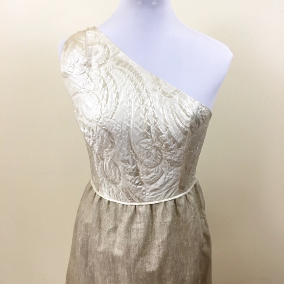 J Crew Gold Dress - Picture 2 of 8